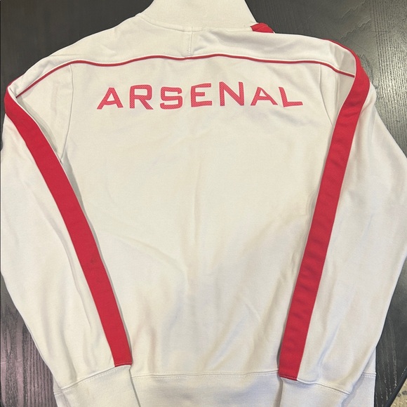 Vintage Nike Arsenal White And Red Track Jacket - Picture 3 of 5